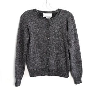 Adrienne Vittadini vintage 90s sparkly silver meta